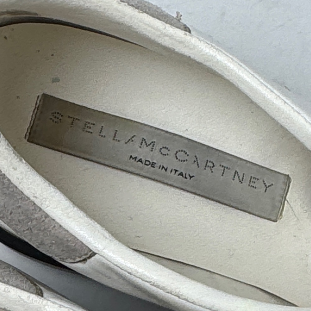 STELLA MCCARTNEY Women's Elyse Faux Leather Glitter Star Platform Sneaker‎ 37 - Picture 3 of 16